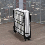 39" Steel Support Rollaway Bed with 3.5" Mattress