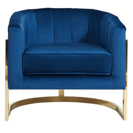 Accent Bucket Chair in Royal Blue