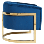 Accent Bucket Chair in Royal Blue