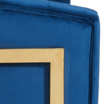 Accent Bucket Chair in Royal Blue