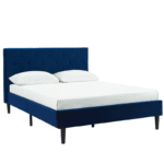 Modern Style Queen Bed in Blue No Box Required