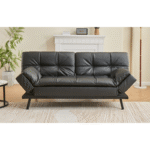 Sofa Bed Split Back Seat With Memory Foam Cushion Adjustabl Armrest Positions