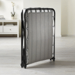 The Lightweight Porttable Folding Bed with Breathable Airflow Fibre Mattress on Special Made in UK