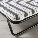 The Lightweight Porttable Folding Bed with Breathable Airflow Fibre Mattress on Special Made in UK