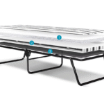 The Lightweight Porttable Folding Bed with Breathable Airflow Fibre Mattress on Special Made in UK