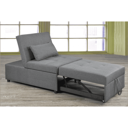 Transformable Ottoman/Chair/Bed with Free Pillow Small Space Solution