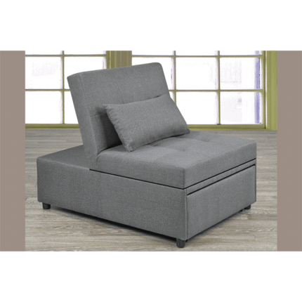 Transformable Ottoman/Chair/Bed with Free Pillow Small Space Solution